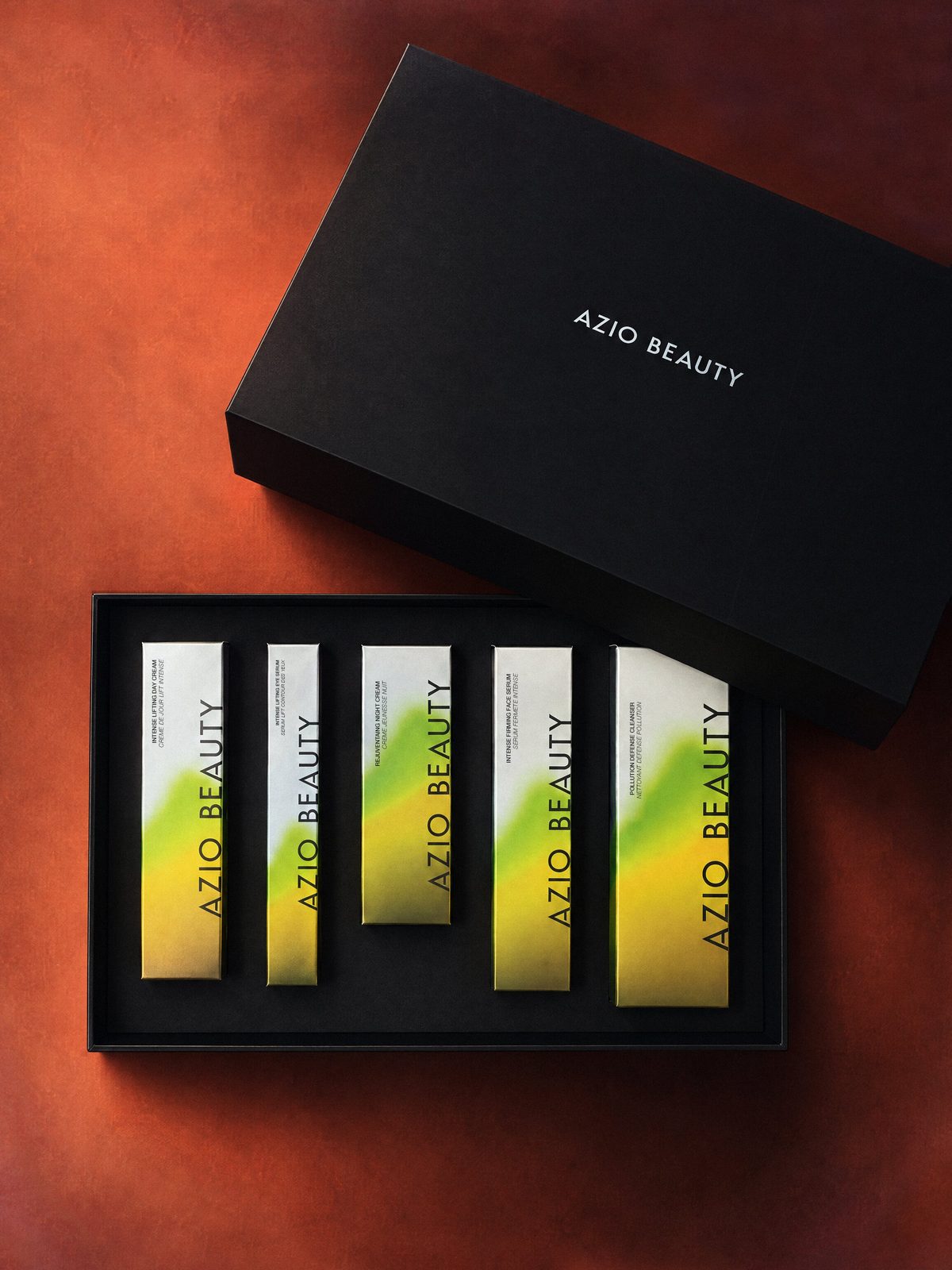 The Full Edit gift box, open